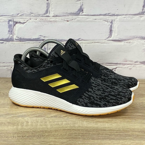 adidas Shoes - Adidas Edge Lux 3 Black Gold Running Shoes Women's Size 8 Athletic Sneakers NEW